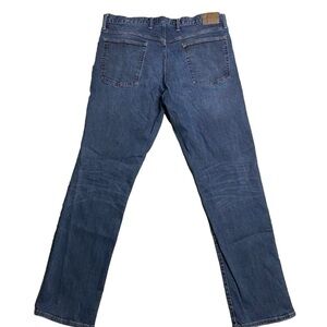 GAP Mens Jeans Straight Denim Blue Dark Wash Jeans 38x34